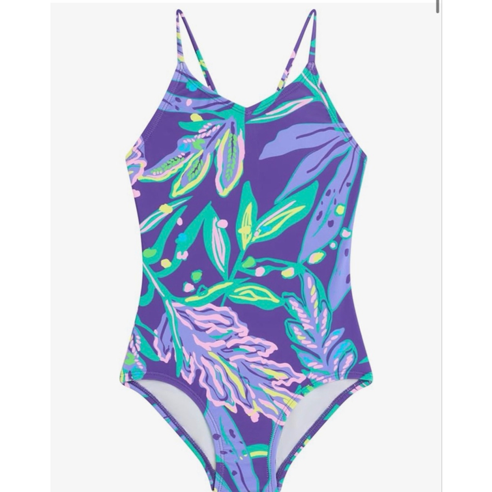 NEW Kanu Surf Girls Hurricane Beach Sport UPF50 1 Pc 4T Floral